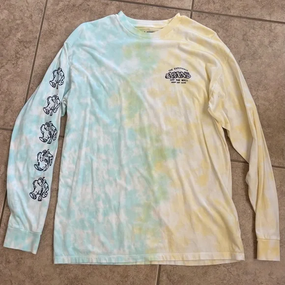 Vans Pastel Tie-Dye Long Sleeve Shirt - Picture 2 of 2